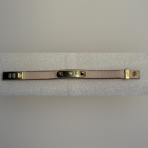 Hermès Médor Heart Stud Bracelet Gold Hardware Collier de Chien COA Box Dusty - Picture 4 of 10